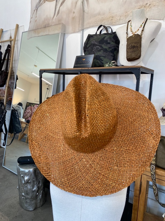 Reinhard Plank Straw Hat in Orange